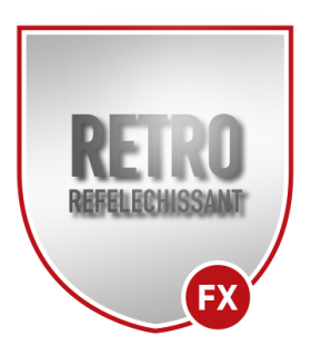 Transfert sérigraphie pour personnalisation réfléchissante