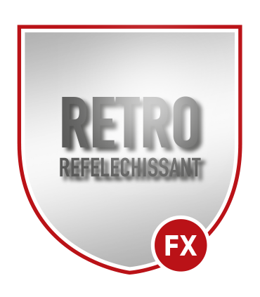 Transfert sérigraphie pour personnalisation réfléchissante