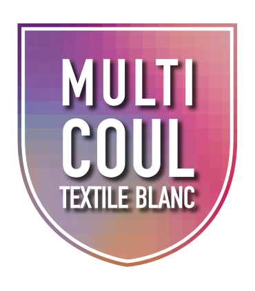 Transfert sérigraphie pour personnalisation textile blanc