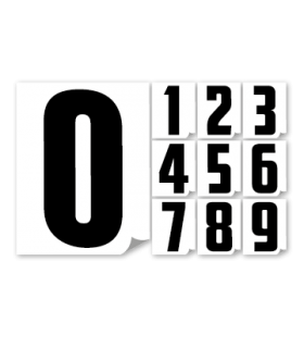 Flocage Numéro PRO pour Maillots de Sport - à partir de 0,40€