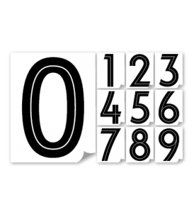 Flocage Numéro PRO pour Maillots de Sport - à partir de 0,40€