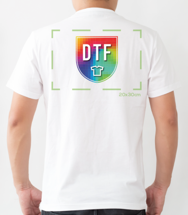 Logo DTF Dos Personnalisé | Impression Thermocollante Haute Qualité | Monster Transfert